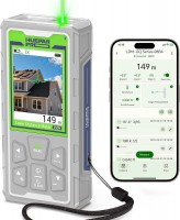 Huepar Pro Outdoor laserov� d�lkom�r s kamerou a Bluetooth, 150 m