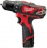 Milwaukee M12 BDD-202C aku subkompaktn vrtaka/roubovk, 12 V, 2x 2.0 Ah, kufr, 4933441915