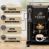 Faber Pro Deluxe Mini pkov kvovar na ESE pody, ern/mosaz