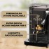 Faber Pro Deluxe Mini pkov kvovar na ESE pody, ern/mosaz