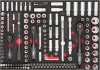 Vigor V4188 sada n��ad� s n�str�n�mi kl��i 172 d�l�, 1/4“, 3/8“ a 1/2“