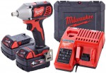 Milwaukee M18 BIW12-402C aku rzov utahovk 2x aku 18V/4.0Ah, 240Nm + kufr 4933443607