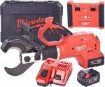 Milwaukee M18 HCC75R-502C aku hydraulick klet na kabely 2x 18V/5.0Ah, 4933459271