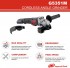 Ingersoll Rand G5351M IQV aku �hlov� bruska 115–125 mm, 20 V (bez aku a nab�je�ky)