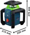 Bosch GRL18V-4-34CVG Professional stavebn� rota�n� laser, 1x 4,0 Ah, L-Boxx, 0601061H00