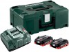 Metabo 685130000 zkladn sada 2x LiHD 4,0 Ah + nabjeka ASC 145 + Metaloc