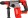 Milwaukee M18 BLHX-0X bezuhlkov kombi aku kladivo SDS-Plus, 2.3 J, 18 V, 2.8 kg, kufr 4933478891