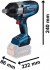 Bosch GDS 18V-1050 H BiTurbo aku rzov utahovk bez aku a nabjeky + L-Boxx