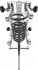 Vigor V4476N hydraulick� stahov�k pru�in s 10 miskov�mi sedly, 16-d�ln� sada
