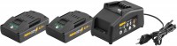 REMS Power-Pack 22 V 2x 2,5 Ah akumul�tory + rychlonab�je�ka 90 W, 571590