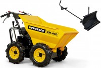 Proteco 51.03-KM-400-RAD motorov� dumper 4�4 s radlic� 100 � 50 cm, 4,1 kW, nosnost 400 kg, 240 l