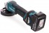 Makita DGA517RTJ aku hlov bruska 2x 5,0 Ah + MAKPAC 