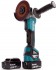 Makita DGA517RTJ aku hlov bruska 2x 5,0 Ah + MAKPAC 