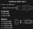 Wera 137811 sekac roubovky Kraftform 900/7 Set 1, sada 7 dl