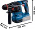 Bosch GBH 18V-22 X aku vrtac kladivo s ONECHUCK bez aku, 0611924100