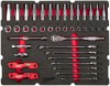 Milwaukee PACKOUT pnov vloka s gola sadou 3/8“ a kombinovanch kl 4932493640 sada 55 dl