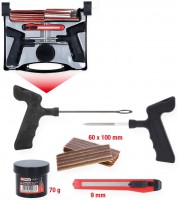 KS Tools 150.1070 vulkanizan sada na opravu pneumatik, 5-dln