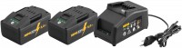 REMS Power-Pack 22 V 2x 5,0 Ah akumul�tory + rychlonab�je�ka 90 W, 571591