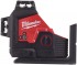 Milwaukee M12 3PL-401C laser se zelnm paprskem tos 3x 360, 4933478103