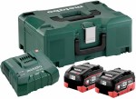 685131000 Metabo Basic Set 18V LiHD akumultor 2x 8,0Ah+nabjeka ASC Ultra+MetaLock II