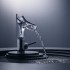 Axor Starck V jednopkov umyvadlov baterie 220 s vtokem z kilovho skla – Brushed Black Chrome