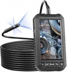 VEVOR endoskopick� inspek�n� kamera s trojitou �o�kou, 5 m, 1080P, 5“ displej, 32 GB karta