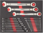 Milwaukee p�nov� vlo�ka s o�koploch�mi r��nov�mi kl��i 6-32 mm MAXBITE, 22 ks, 4932493248