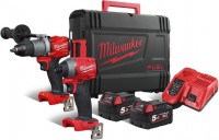 Milwaukee M18 FPP2A2-502X aku sada nad M18 FPD2-0 + M18 FID2-0 + 2x 5,0 Ah + kufr HD-Box 4933464268