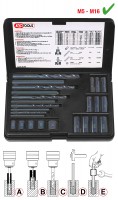 KS Tools 150.1305 souprava k vytahovn ze zvit, 25-dln