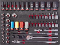 Milwaukee 4932500757 sada 60-d�ln� r��nov�ch a r�zov�ch n�str�n�ch kl��� 1/2“ s p�novou vlo�kou