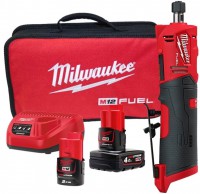 Milwaukee M12 FDGS-422B aku p��m� bruska, kle�tina 6 a 8 mm, 2x aku (2,0 Ah + 4,0 Ah), 4933471436