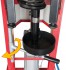 KS Tools 500.8805 pneumatick stojanov napnk pruin, vetn adaptrov desky