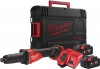 Milwaukee M18 FDGROVB-502X aku p��m� bruska s posuvn�m sp�na�em, kle�tina 6 a 8 mm, ONE-KEY, 2x aku 5.0 Ah, nab�je�ka, kufr, 4933480956