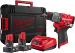 Milwaukee M12 FPD2-602X aku subkompaktn� p��klepov� vrta�ka, 2x 6 Ah, nab�je�ka, kufr, 4933479870