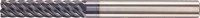 Fortis 7423742000 stopkov frza tvrdokov, pr. 20 mm Z8 45, extra dlouh, dle vrobn normy, AlTiN+ stopka HA
