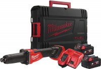 Milwaukee M18 FDGROVB-502X aku p��m� bruska s posuvn�m sp�na�em, kle�tina 6 a 8 mm, ONE-KEY, 2x aku 5.0 Ah, nab�je�ka, kufr, 4933480956