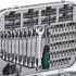 M98450 gola sada 232 - dln, 1/4“ + 1/2“ Brder Mannesmann