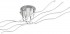 9194.08.01.6000 LED stropn svtidlo 46 W, tepl bl, chrom WOFI Linee