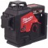 Milwaukee M12 3PL-401C kov laser zelen 1x 12V4.0Ah, 4933478102