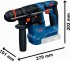 Bosch GBH 18V-18 X aku vrtac kladivo s ONECHUCK bez aku a nabjeky 0611927100