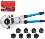 VEVOR lisovac klet s otonou hlavou o 360, V12, V15, V22, V28, TH16, TH20, TH26, TH32 mm