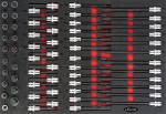 Vigor V4727 sada n�str�n�ch hlavic 1/2“, 62 d�l�, TORX®, Ribe-CV, imbus a XZN