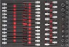 Vigor V6809 sada n�str�n�ch hlavic, 62 d�l�, 5–19 mm a T20–T70