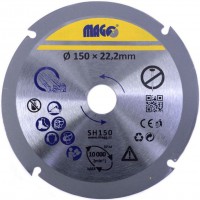 Magg SH150 ezn kotou na devo do hlov brusky 150 x 22,23 mm