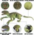 GILOBABY Dinosaurus na dlkov ovldn, LED svtla, chze a ev