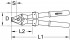 KS Tools 117.1233 VDE nky na kabely s ochrannou izolac, teleskopick rukoje, 360–520 mm