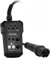 PCE Instruments tester instalace dobjecho systmu pro elektromobily typ 2, Mode 3 , vstup 5 x, PCE-EVSE 310