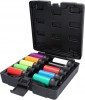 KS Tools 515.0890 sada kovanch hlavic na hlinkov disky, 10-dln + kufr