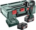 Metabo SSW 18 LTX 800 BL aku rzov utahovk 1/2“ (18 V/2x5,2Ah) + metaBOX 602403650