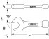 KS Tools 517.2145 �derov� vidlicov� kl�� 145 mm